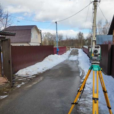 Топографическая съемка для газификации СНТ Связист г. Москва. Март 2022 г.